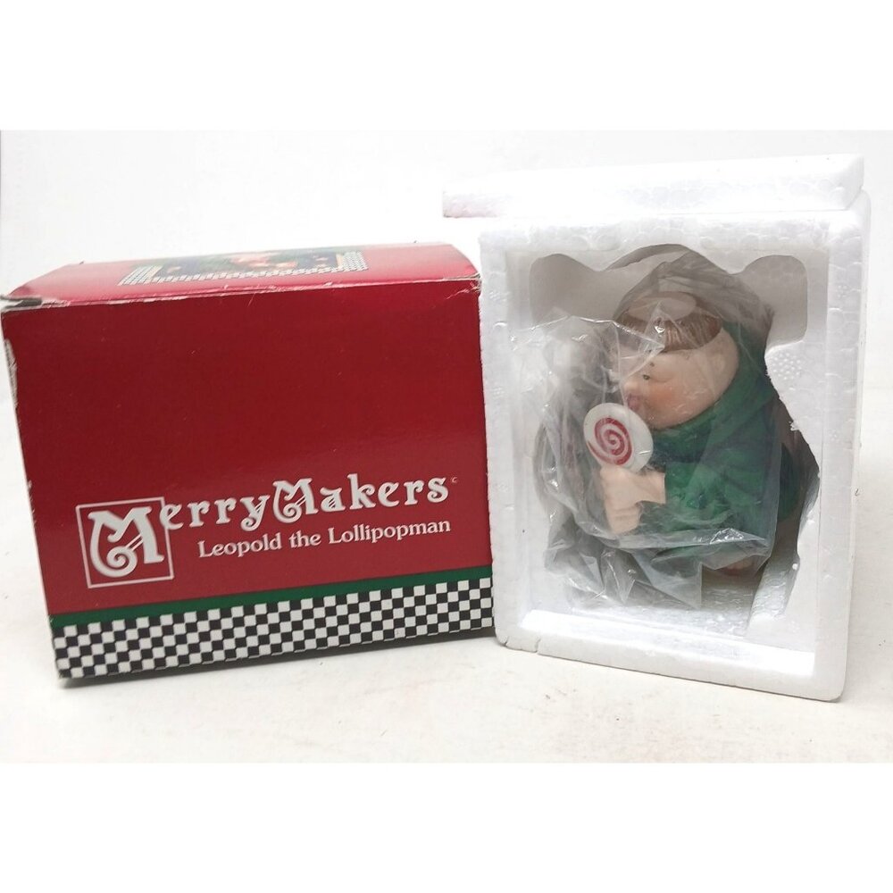 Dept 56 Merry Makers Leopold The Lollipopman Monk Friar Collectible W/Box #D-21